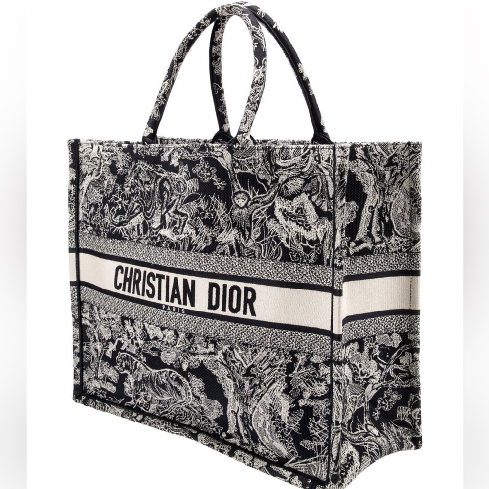 Dior Large Toile De Jouy Book Tote